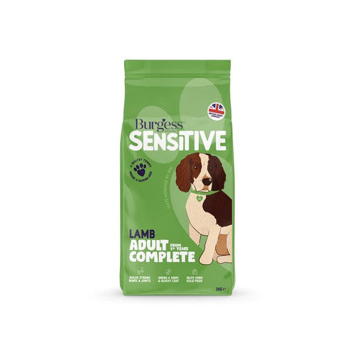 Burgess Sensitive Adult Dog Lamb 2kg