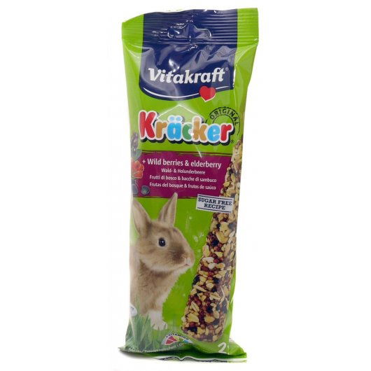 Vitakraft Kräcker® Rabbit Berries and Elderberry Stick 2 Pack