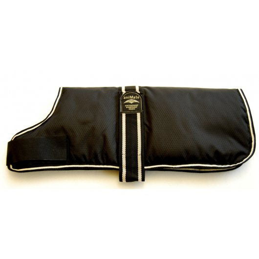 Padded Waterproof Coat Black 51cm (20")