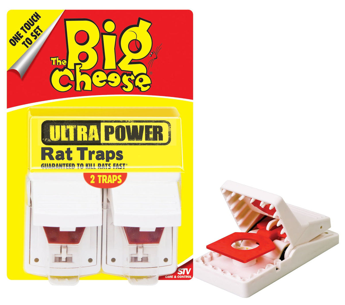 The Big Cheese Ultra Power Rat Trap 2 Pack
