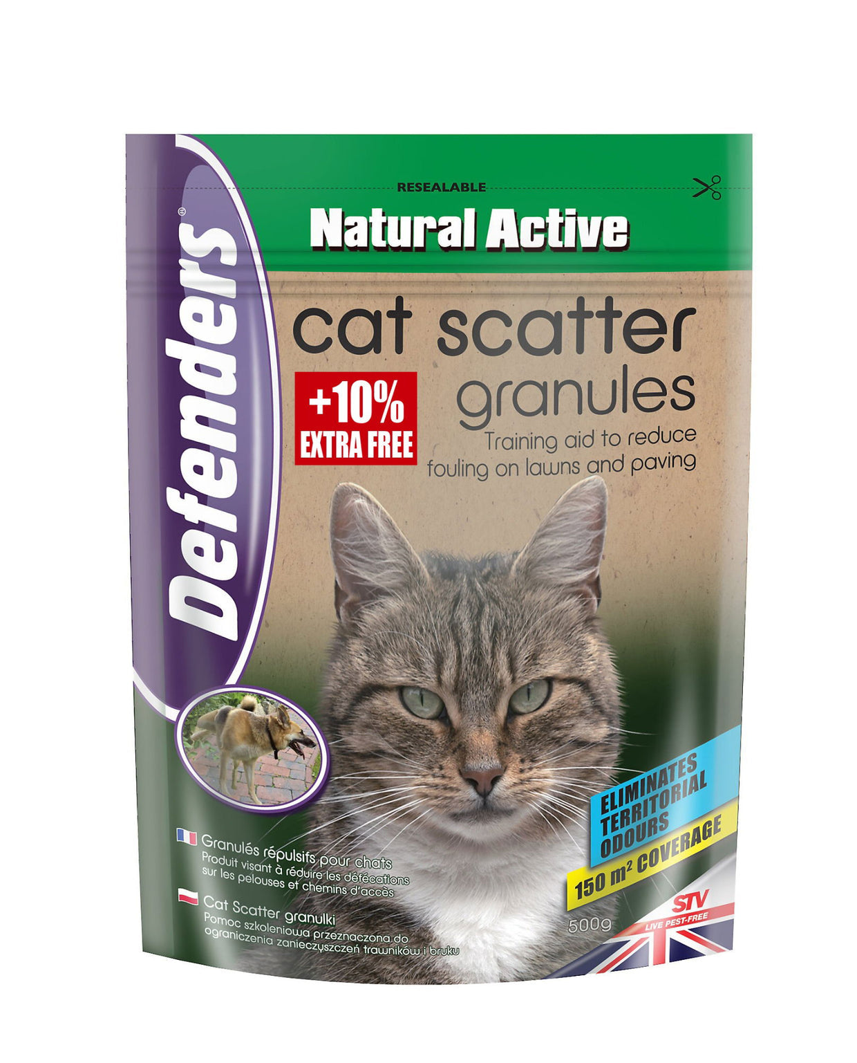 Defenders Cat and Dog Repellent Scatter Granules 450g