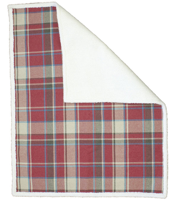 Pet Brands Tweed Red Blanket