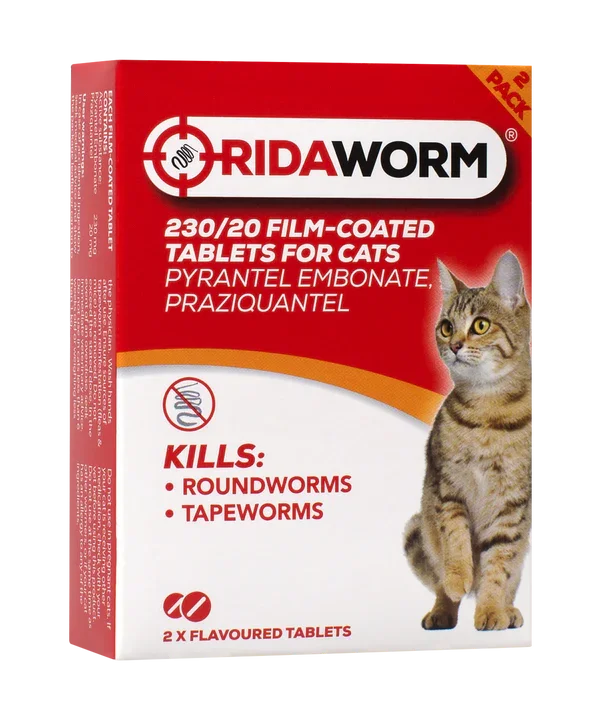 Ridaworm Cat Tablets 230/20mg