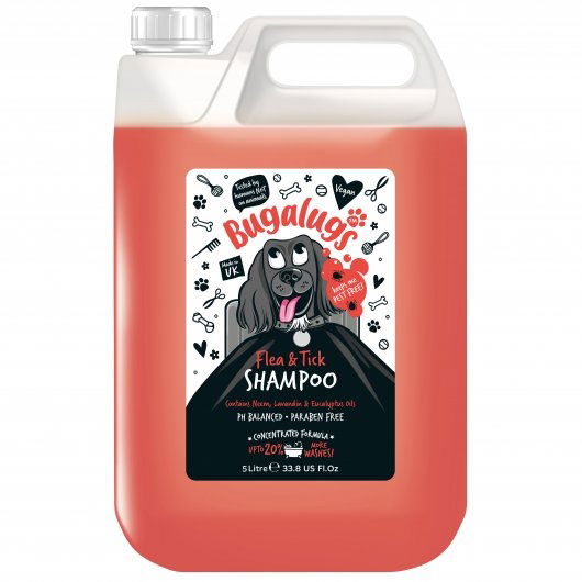 Bugalugs Flea and Tick 5l Shampoo