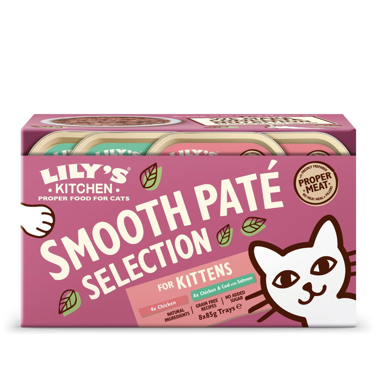 Lily's Kitchen Smth Paté Selection Multipack Kitten 8 x 85g
