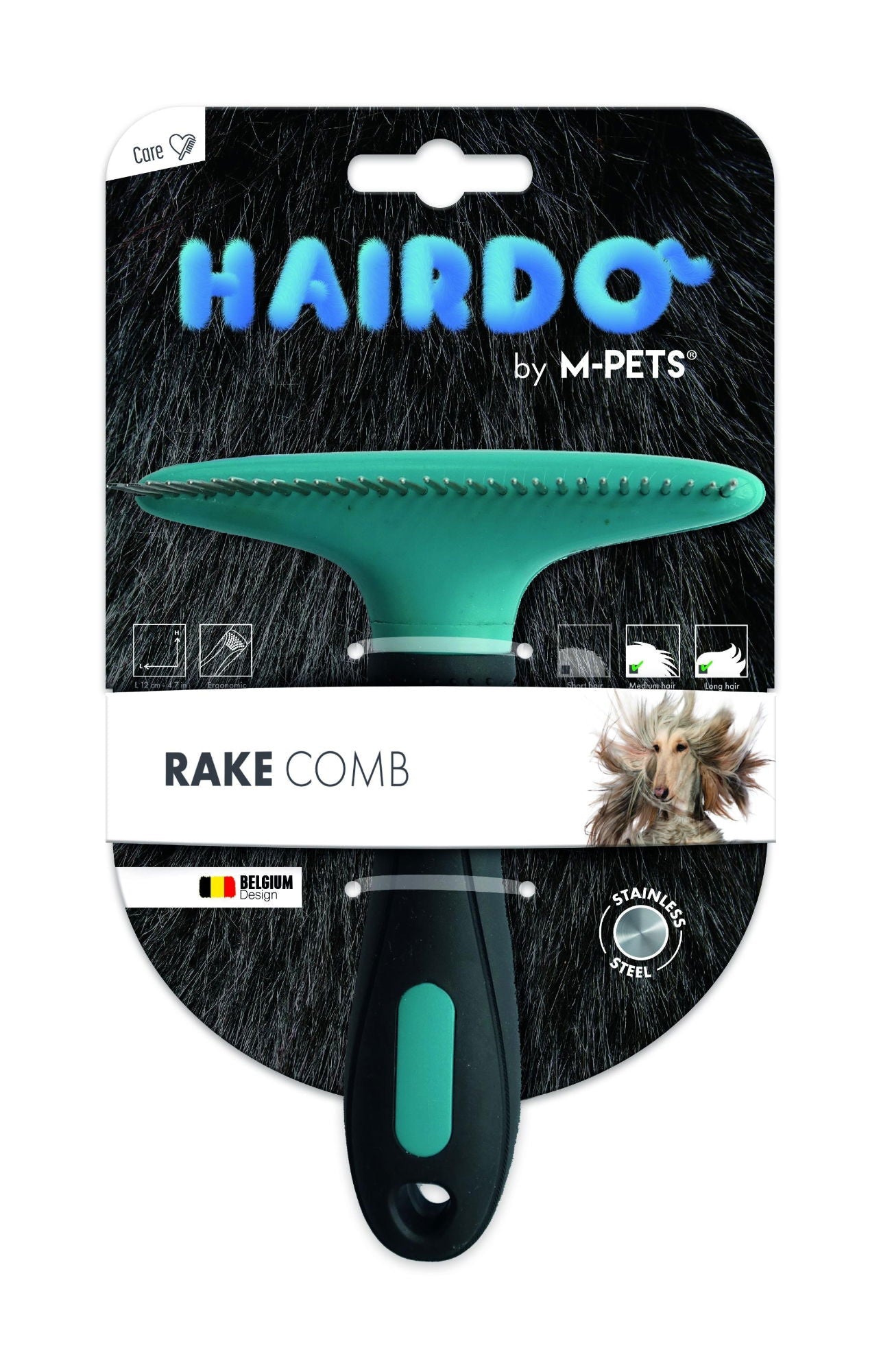 M-PETS Hairdo Rake Comb - 12 X 15 Cm