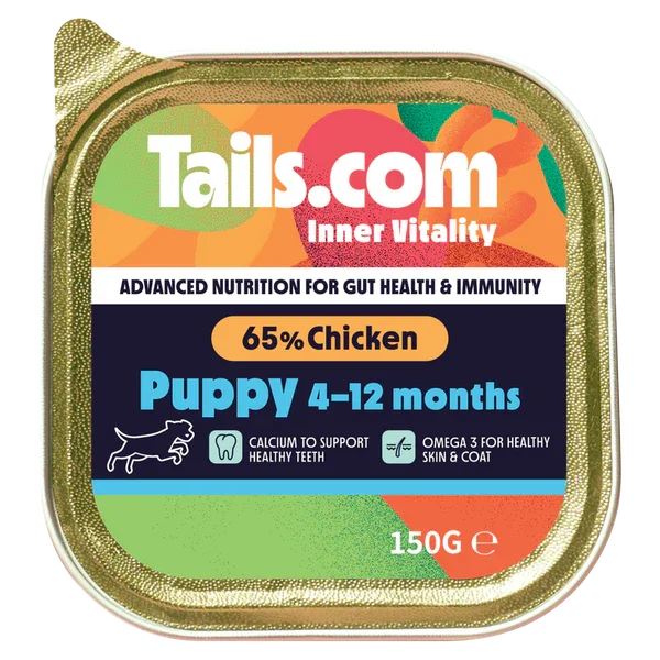 Tails.com Inner Vitality Puppy Chicken Alu Tray 150g