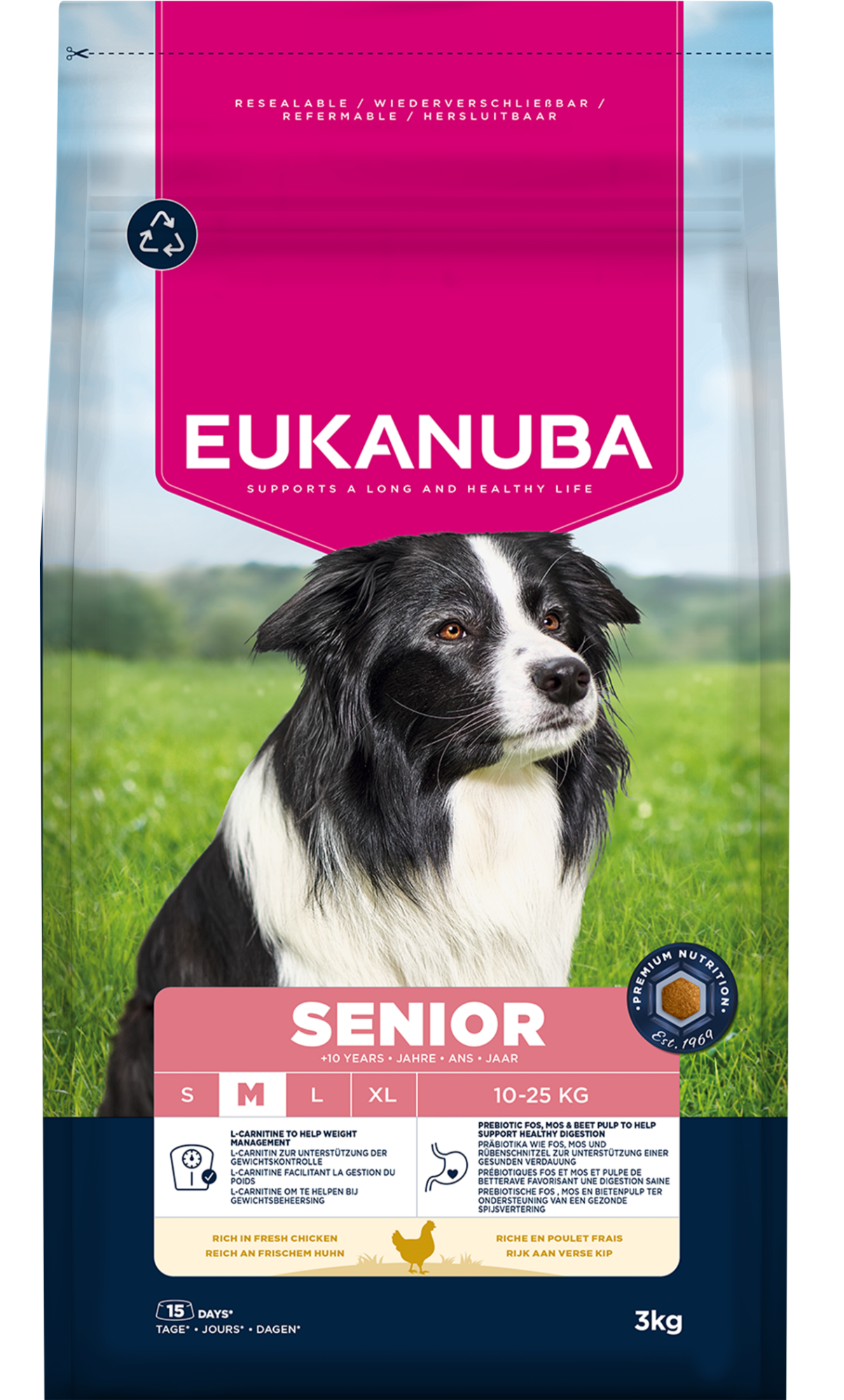 Eukanuba Dog Senior Chicken 3kg – product view 2