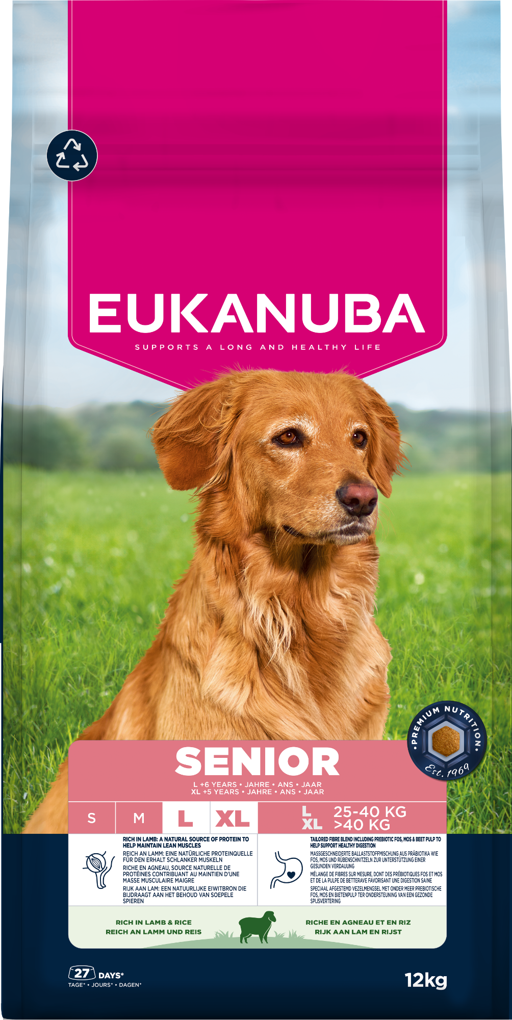 Eukanuba Dog Senior Lamb & Rice – product view 3