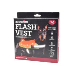 Kowloon Flashing Vest Orange, Medium