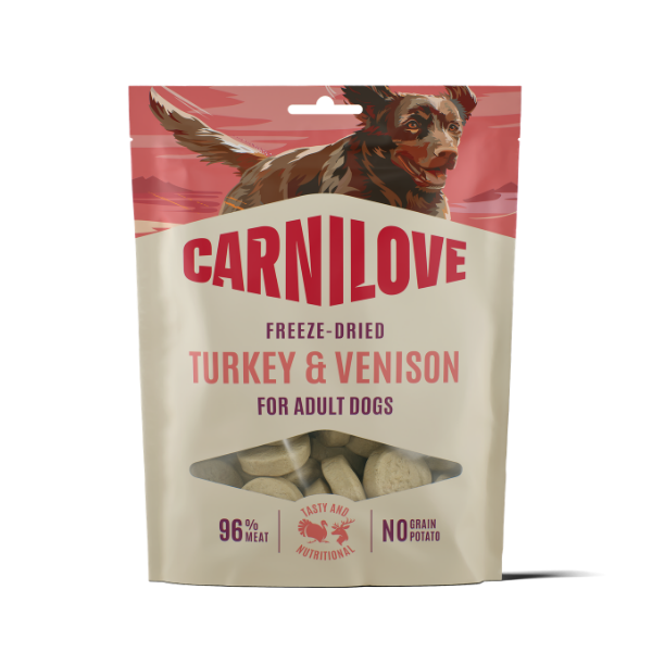 Carnilove Freeze-Dried Treats Turkey & Venison 60g