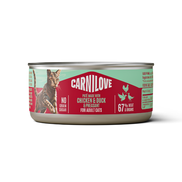 Carnilove Chicken, Duck & Pheasant Adult Cat 100g x 12 - 12x100g