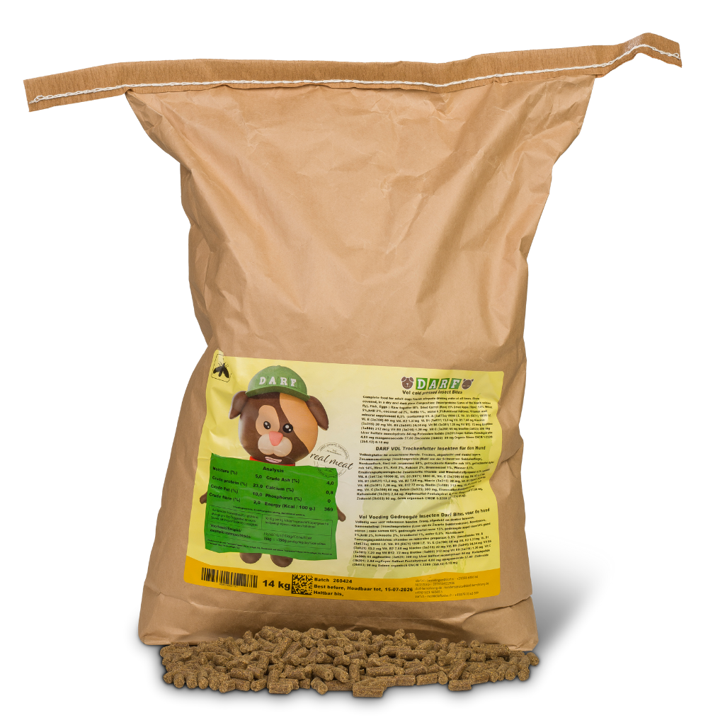 Darf Hypoallergenic Complete Dry Dog Food - Insect (14kg) - North East Pet Shop