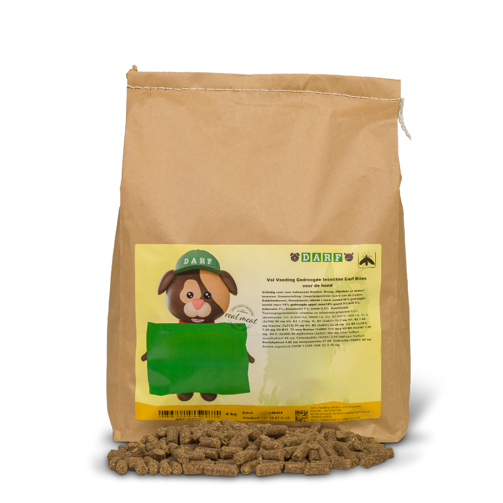 Darf Hypoallergenic Complete Dry Dog Food - Insect (4kg) - North East Pet Shop