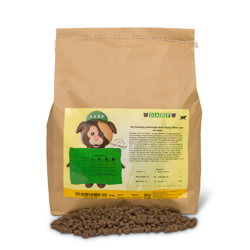 Darf Complete Dry Dog Food for Puppies (4kg) - North East Pet Shop