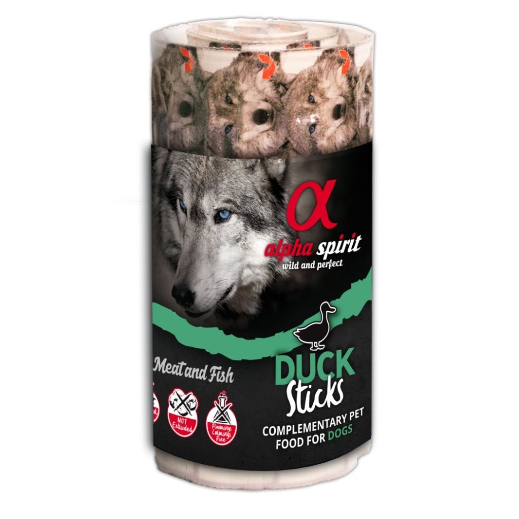 Alpha Spirit Duck Dog Treat Bar String (Includes 16 Bars) - North East Pet Shop