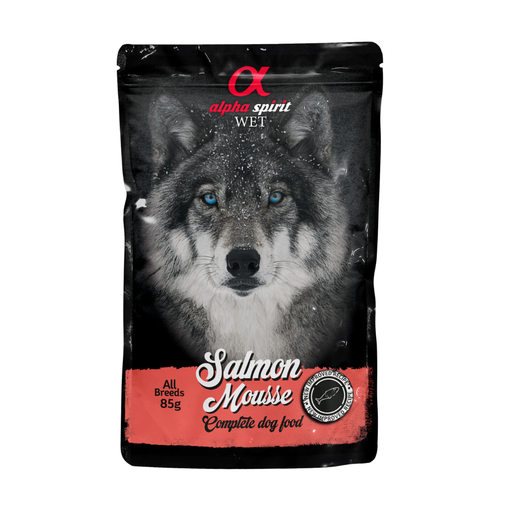 Alpha Spirit Salmon Pate Complete Dog Food (85g) - North East Pet Shop