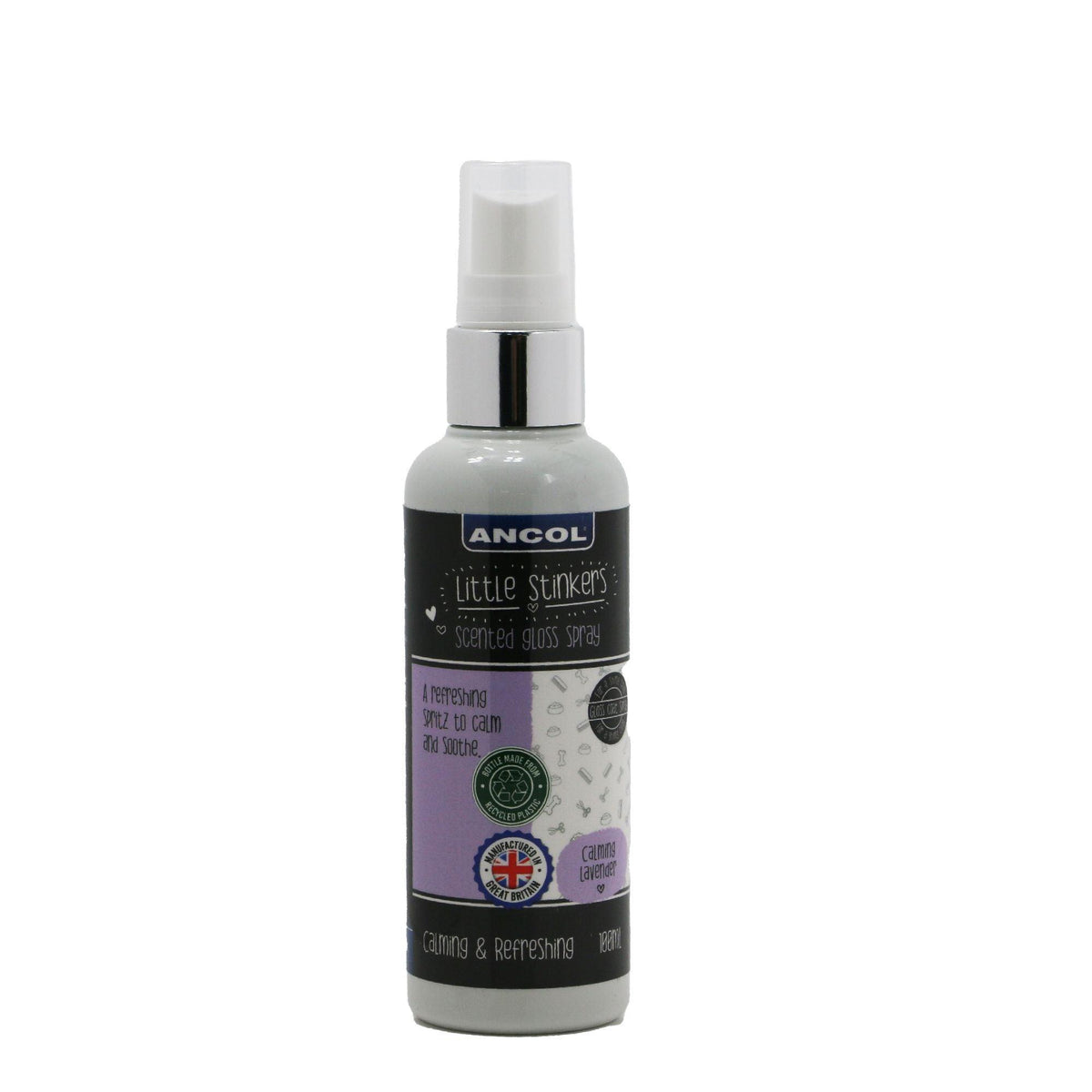 Ancol Little Stinker Coat Shine Perfume Lavender Gloss Spray 100ml