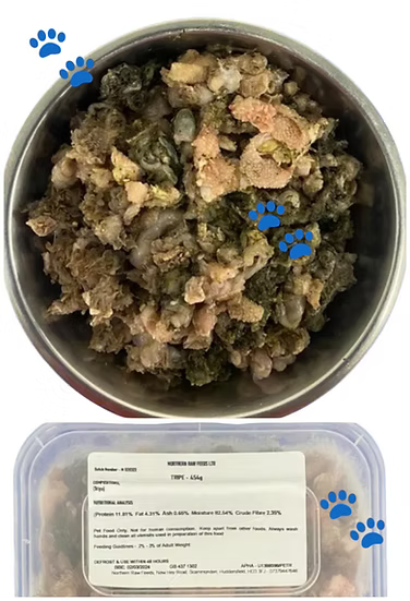 Northern Raw Feeds - Tripe - 454g