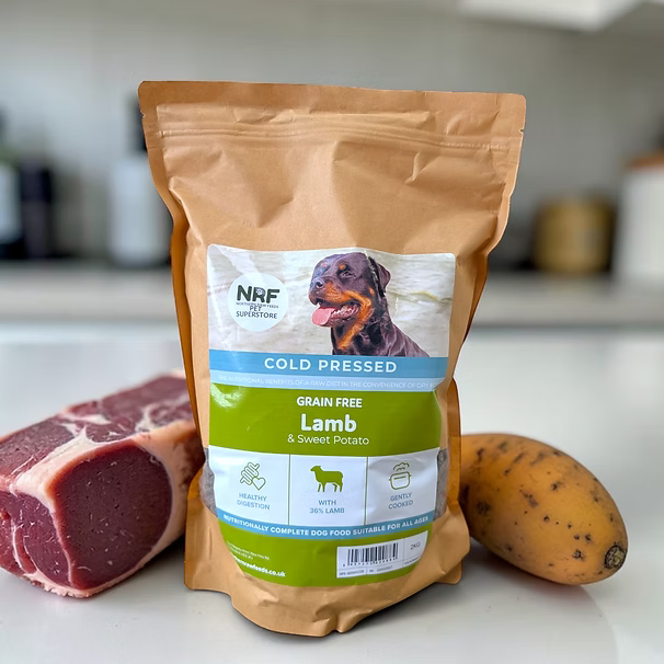 N.R.F Cold Pressed Raw - Grain Free Lamb & Sweet Potato - 2kg