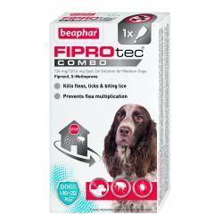 Beaphar FIPROtec COMBO Spot On for Medium Dogs 1 Months