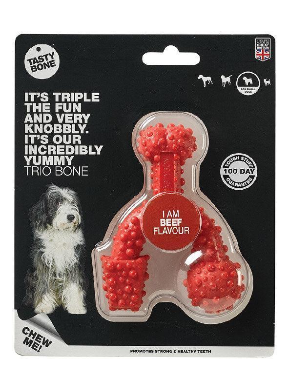 BFP Tasty Trio Bone Beef Small Chew - North East Pet Shop BFP