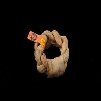 Bravo Prem Peanut Butter Braided Donut 12.5-15cm Case of 12 - North East Pet Shop Bravo