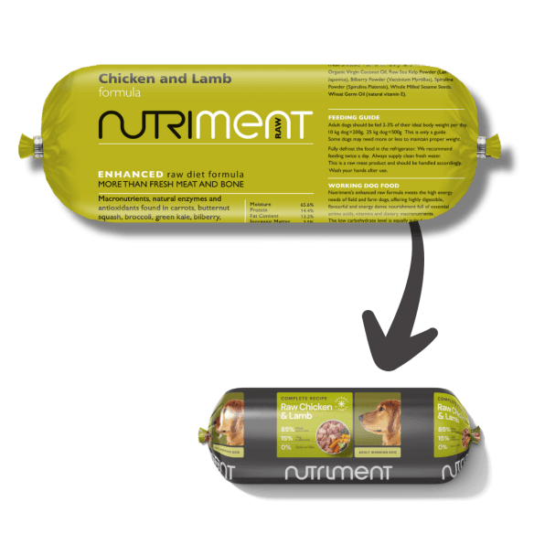 Chicken and Lamb formula - Adult - 1.4kg chubb - North East Pet Shop Nutriment