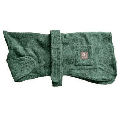 Danish Design Dog Robe Towelling Green 50cm - North East Pet Shop Danish Deisgn