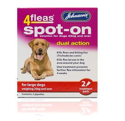JVP 4Fleas Spot-On Large Dog 2 pipettes