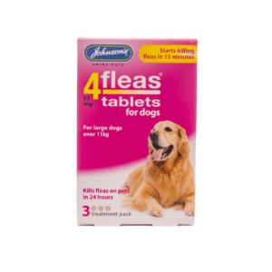 JVP 4Fleas Tablets Large Dogs over 11kg 57mg 3