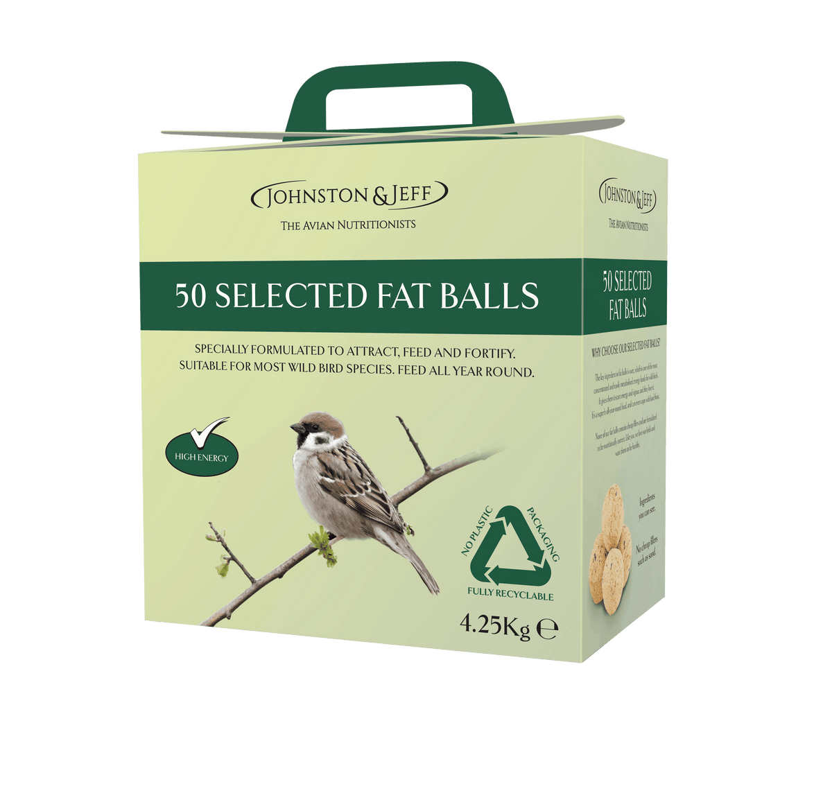 Johnston & Jeff Fatballs Refill No Nets Box x50 - North East Pet Shop Johnston & Jeff