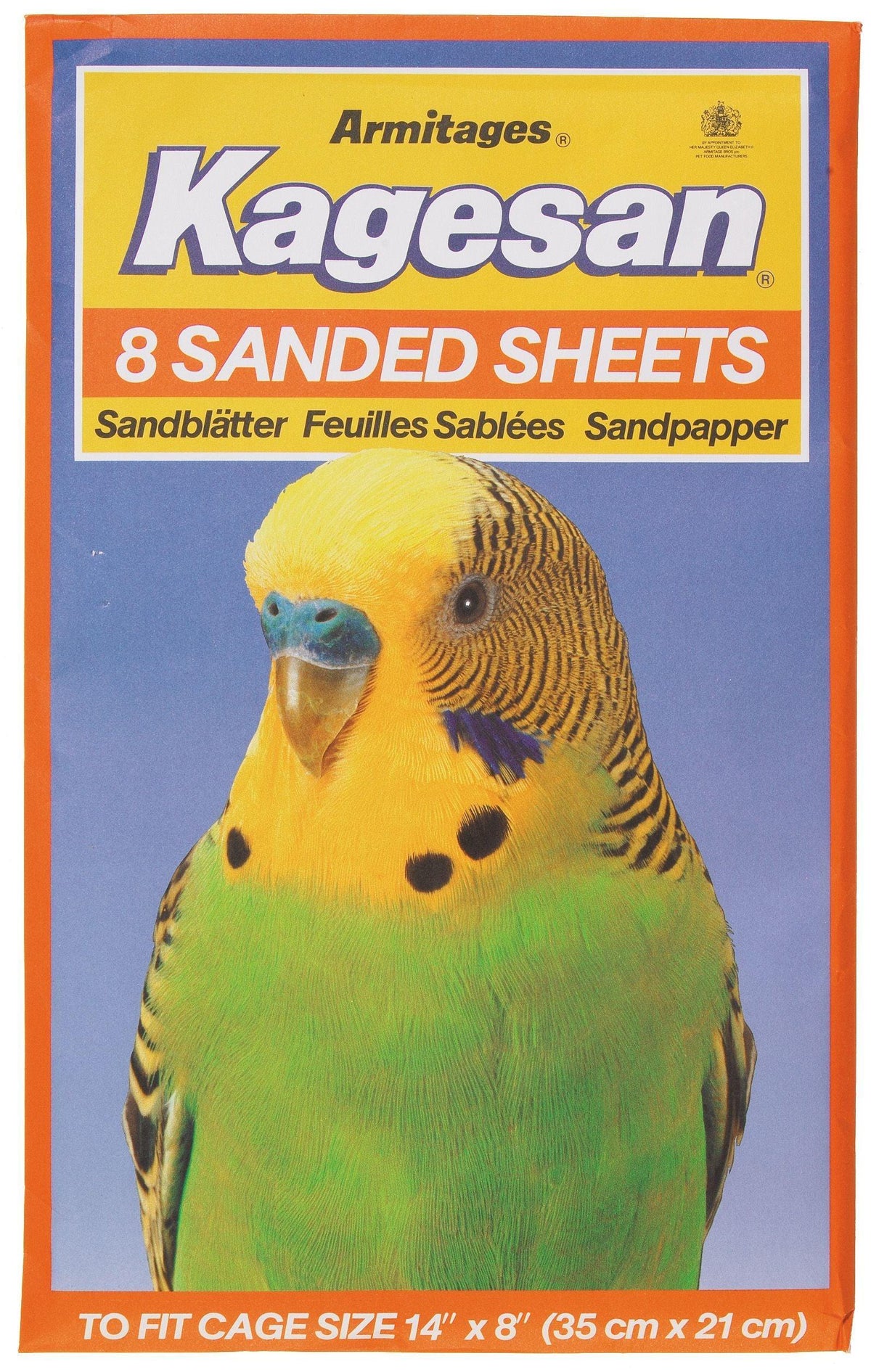 Kagesan Sand Sheets (35 x 21cm) x8 No.3 Orange
