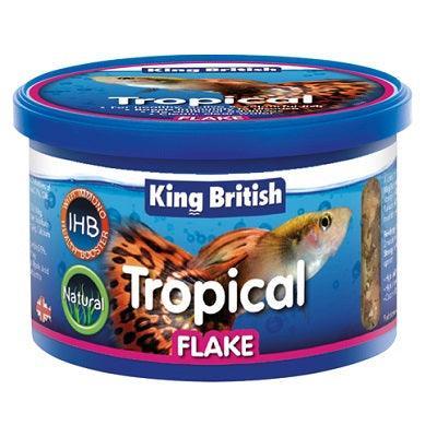 King B Tropical Flake (With IHB) 24x12g - North East Pet Shop King British
