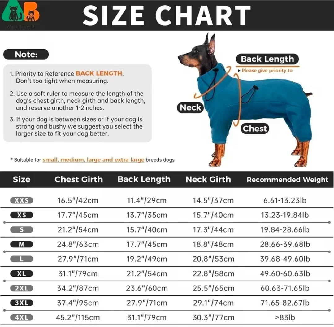 Dog Winter Fleece - blue-1 / extra-large-1