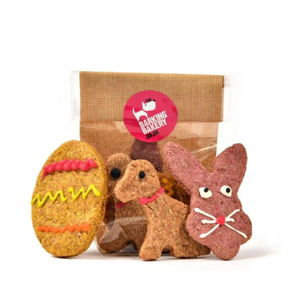 The Barking Bakery Spring Cheesey Biscuits 60g - North East Pet Shop Barking Bakery