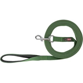 Trixie olive green cotton tracking lead, 10 m, manufacturer reference 199133