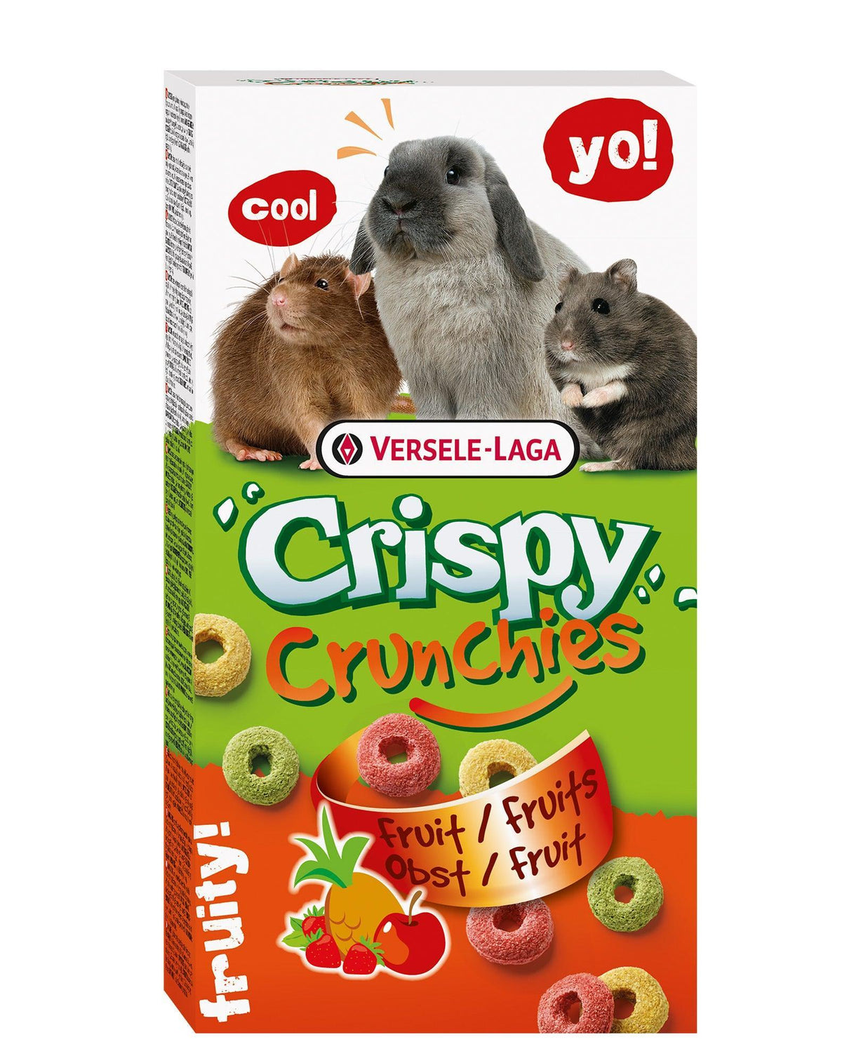 Versele Laga Crispy Crunchies Fruit 6x75g - North East Pet Shop Versele Laga