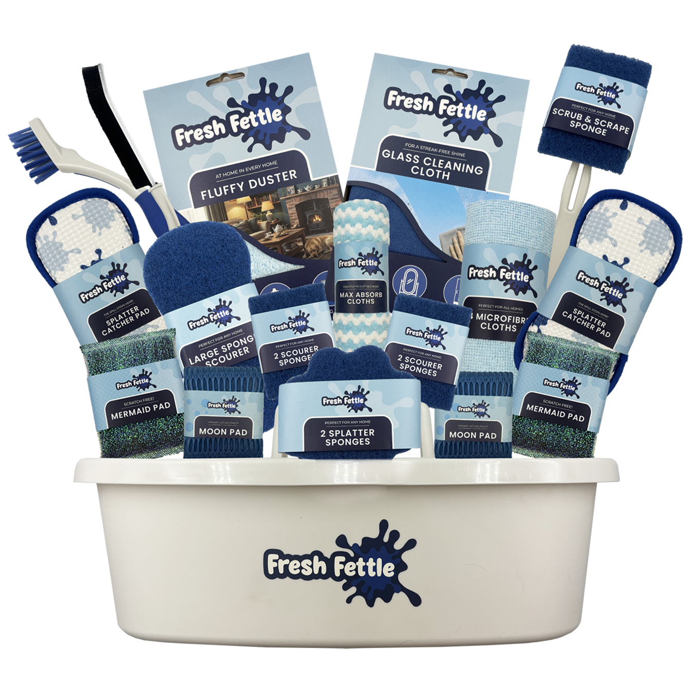 Complete Household Cleaning Caddy Kit – 26 Piece