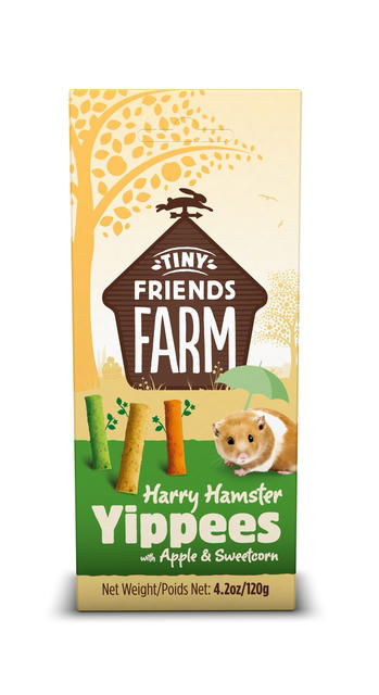 Supreme Harry''s Hamster Yippees With Apple&Sweetcorn 120g
