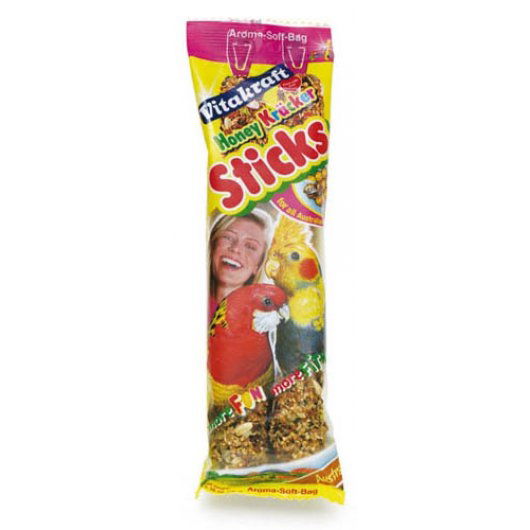 Vitakraft Australian Cockatiel Honey/Eucalyptus Sticks 2 Pack