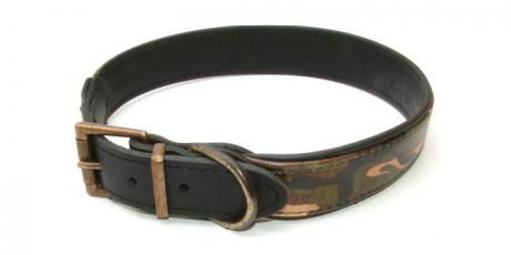 Leather Collar Combat 25mm X 55cm