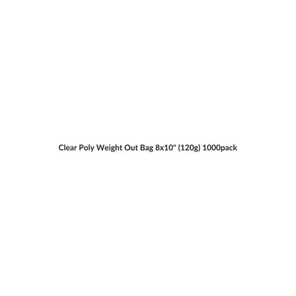 Clear Poly Weight Out Bag " 1000pack