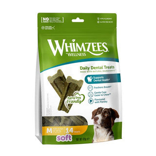 Whimzees Soft Value Bag M 14pc - 6/CS