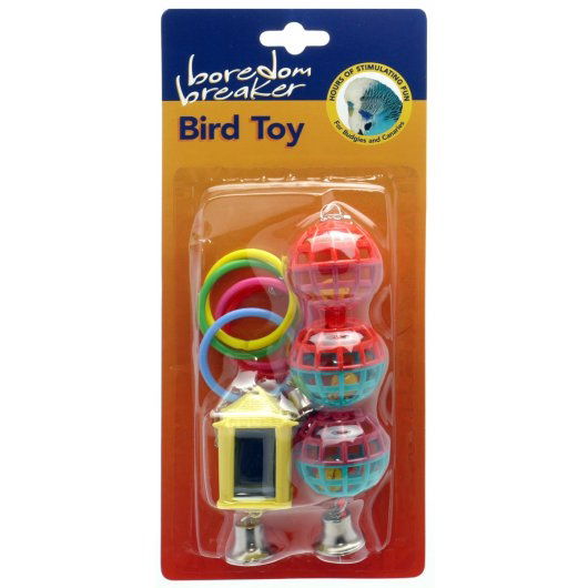 Boredom Breaker Budgie and Canary Toys Assorted 3 Pack