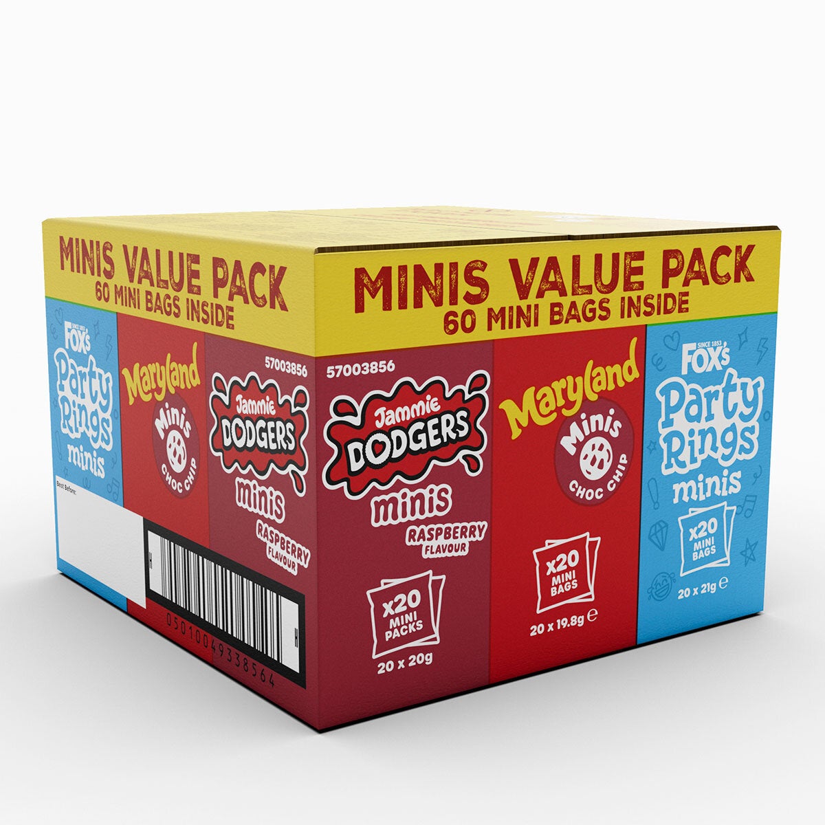 Fox's Mini Biscuit Variety Pack – 60 Count
