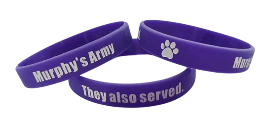 Murphy's Army Purple Poppy Campaign Online Store - Purple Poppy Wristband
