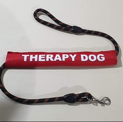 Personalised Dog Lead Sleeve - Black / White