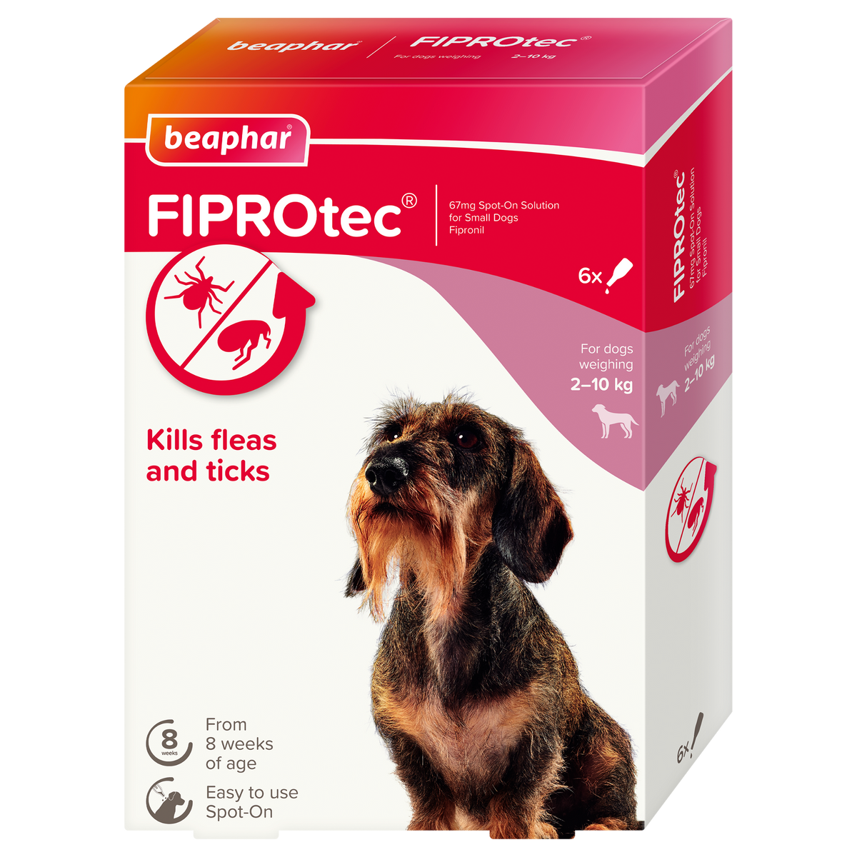Fiprotec Spot On Dog 6 Treatment Small