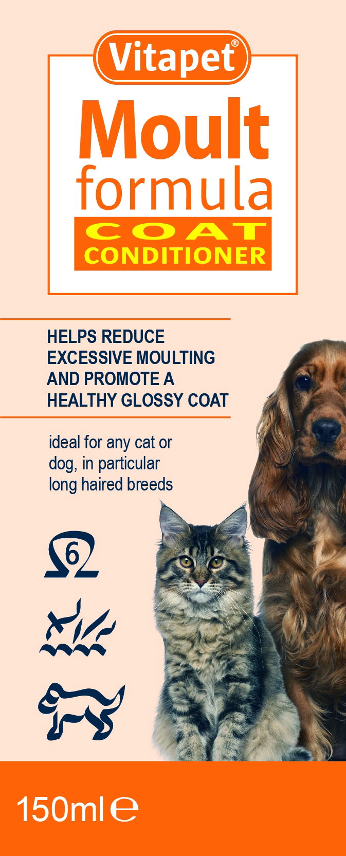 Vitapet Dog Moult Formula Coat Conditioner